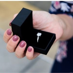 Beautiful 2 carat engagement ring.  Top-of-the-line stone color,